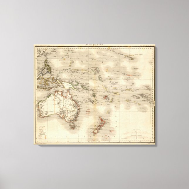 Impressão Em Tela Austrália (Frente)