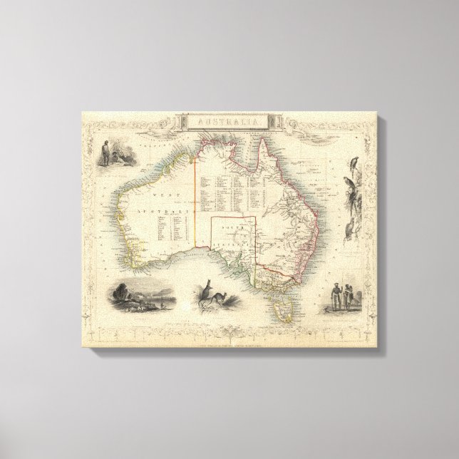 Impressão Em Tela Austrália 5 (Frente)