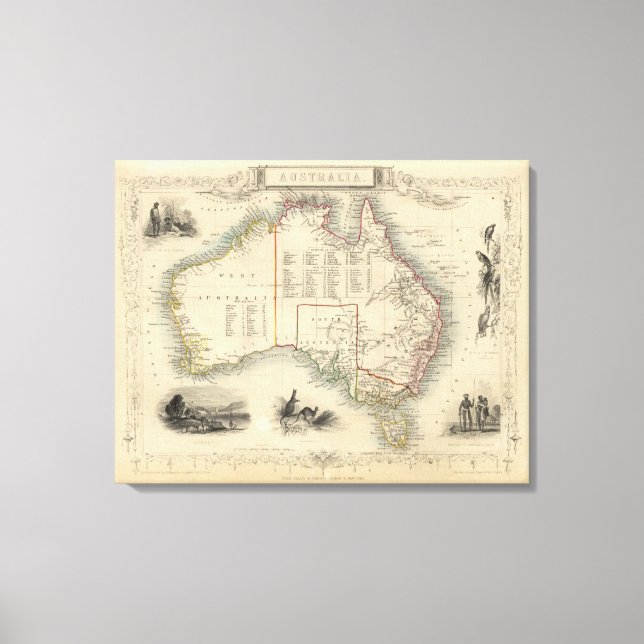 Impressão Em Tela Austrália 5 (Frente)