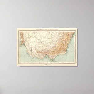 Impressão Em Tela Austrália do sudeste por 168