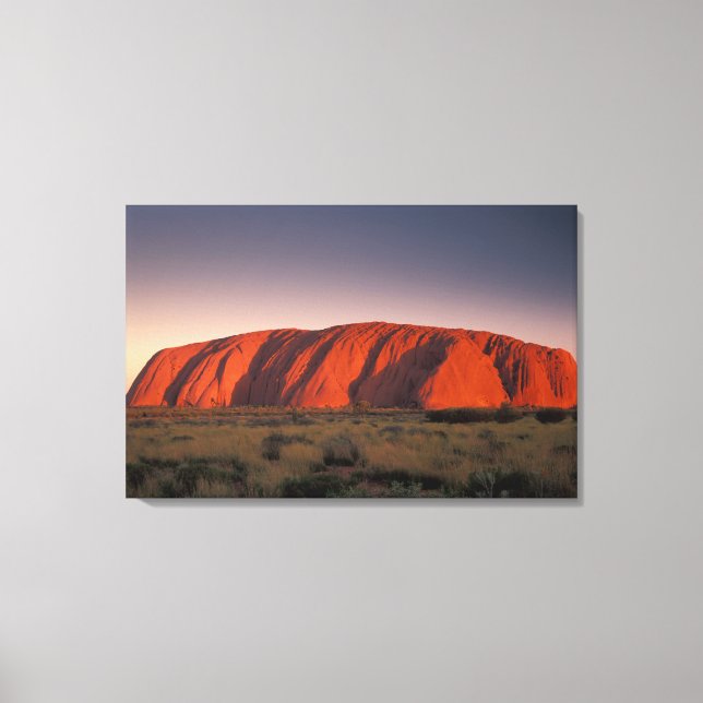 Impressão Em Tela Austrália, Parque Nacional Uluru. Uluru (Frente)