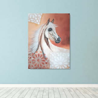 Impressão Em Tela Authenticité de l'Atlas Peinture Cheval