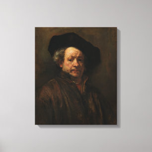 Impressão Em Tela Auto-Retrato de Rembrandt
