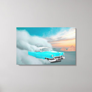 Impressão Em Tela Automóvel antigo