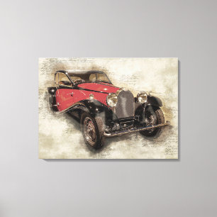 Impressão Em Tela Automóvel antigo do vintage
