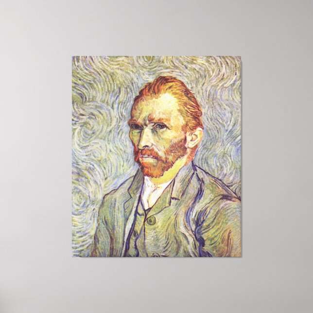 Impressão Em Tela Autoretrato Vincent Willem van Gogh (Frente)