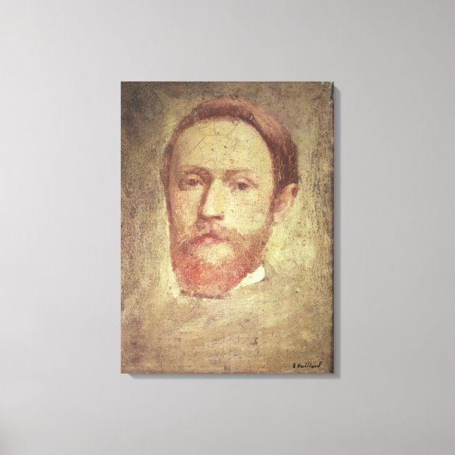 Impressão Em Tela Autorretrato, c.1889 (Frente)