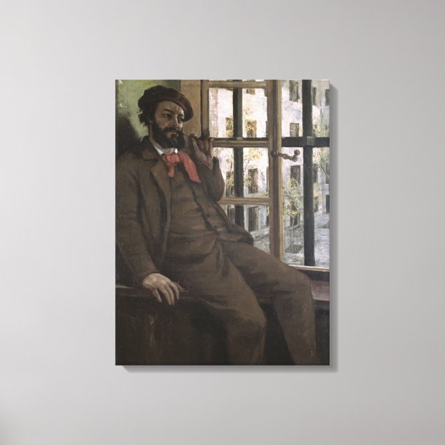 Impressão Em Tela Autorretrato em Sainte-Pelagie, 1871 (Frente)