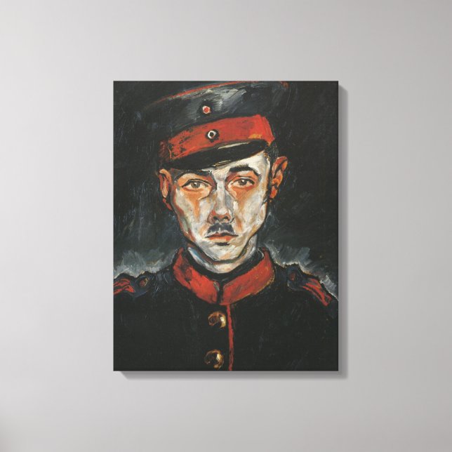 Impressão Em Tela Autorretrato (por Walter Gramatté) (Frente)