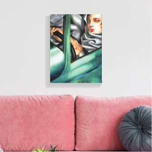 Impressão Em Tela Autorretrato Tamara De Lempicka