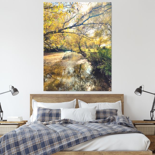 Impressão Em Tela Autumn by the river (Insitu(Quarto))