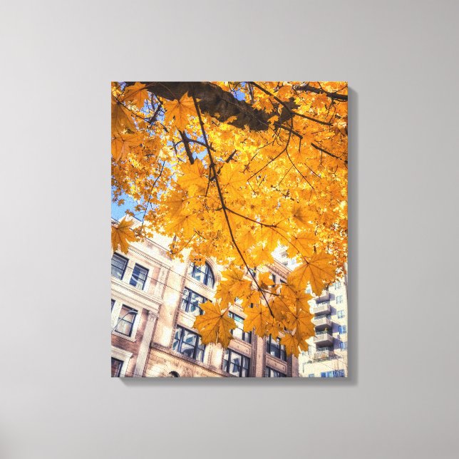 Impressão Em Tela Autumn City (Frente)