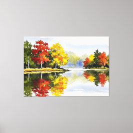 Impressão Em Tela Autumn landscape