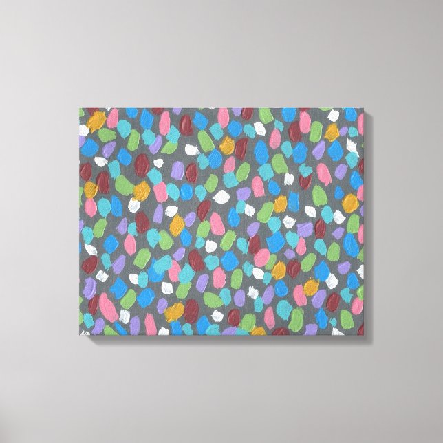 Impressão Em Tela Autumn Leaves Abstrato (Frente)