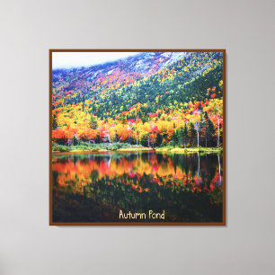 Impressão Em Tela Autumn Pond