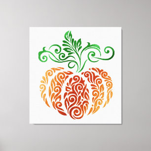 Impressão Em Tela Autumn Pumpkin