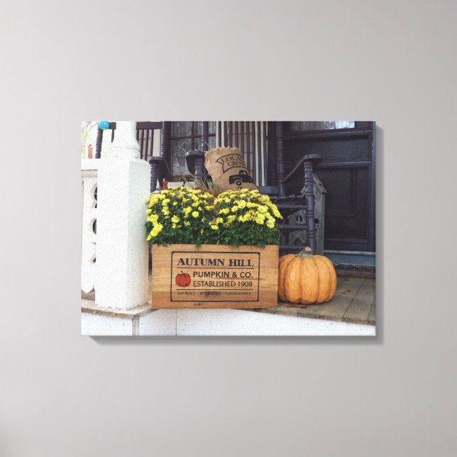 Impressão Em Tela Autumn Pumpkin - Martha's Vineyard (Frente)