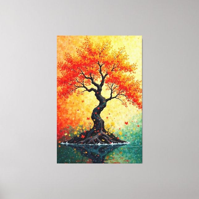 Impressão Em Tela Autumn Serenity (Frente)