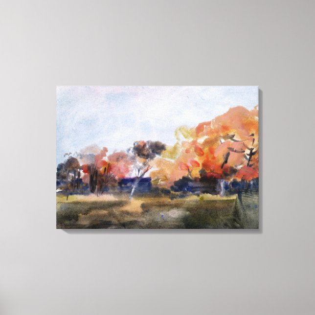 Impressão Em Tela Autumn, Sussex (Frente)