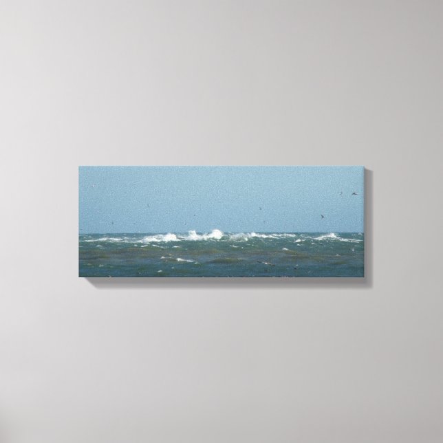 Impressão Em Tela Aves Trabalhando (Frente)