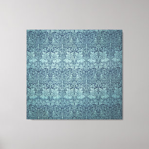 Impressão Em Tela Aves Vintage Floral William Morris Brer Rabbit