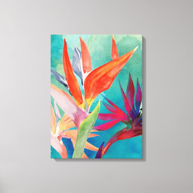 Impressão Em Tela Aves Vivas do Paraíso (Frente)