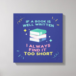 Impressão Em Tela Avid Reader I - Citação de Jane Austen