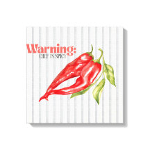 Aviso Chef é Pimenta Malagueta Vermelha Arte de Co