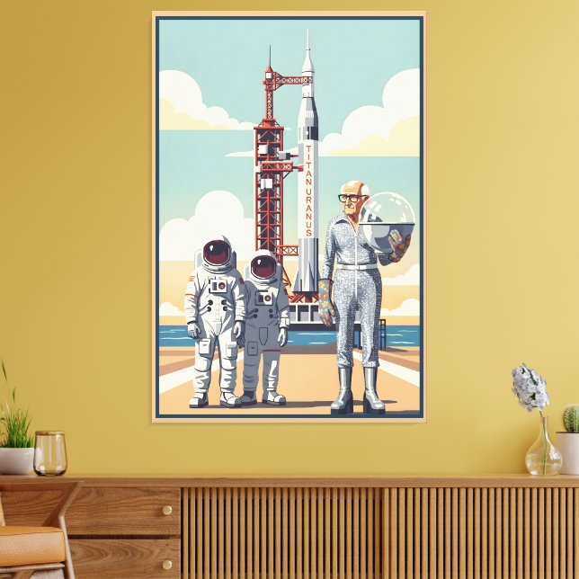 Impressão Em Tela Avô Engraçado (Insitu(Sala de estar))