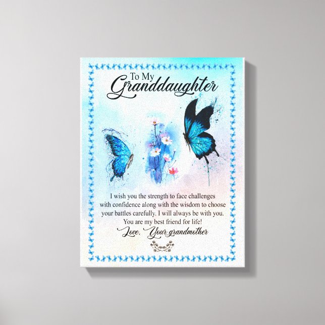 Impressão Em Tela Avô Gift | Grupo da Vovó do Amor (Frente)