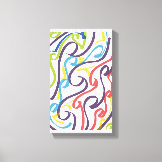 Impressão Em Tela Awesome Maori style ribbon art (Frente)