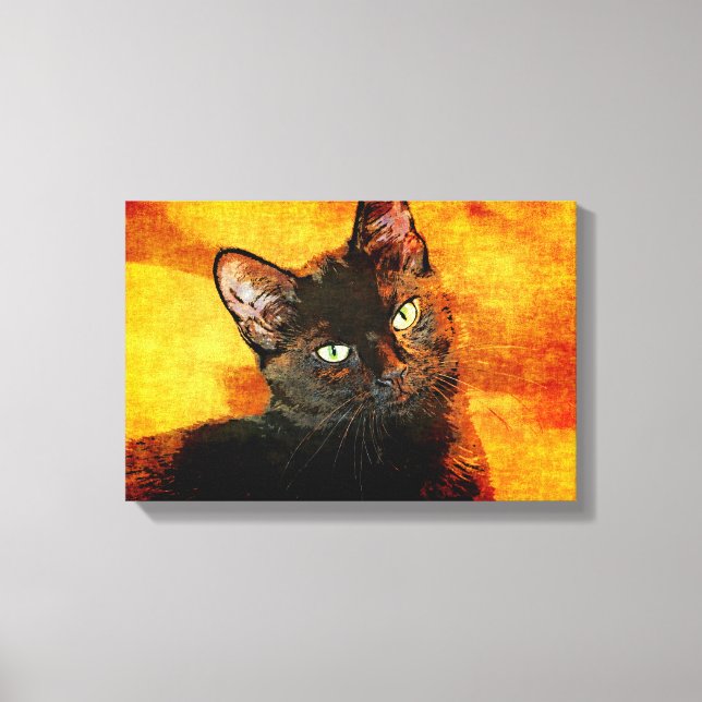 IMPRESSÃO EM TELA AZEITE DE GATO PRETO (Frente)