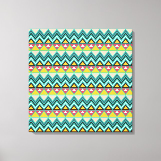 Impressão Em Tela Aztec Chevron nº 6 em VictoriaShaylee (Frente)