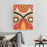Impressão em Tela Azteca Tribal Plana
