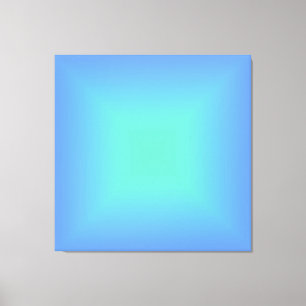 Impressão Em Tela Azul brilhante holográfico de diamante azul a verd