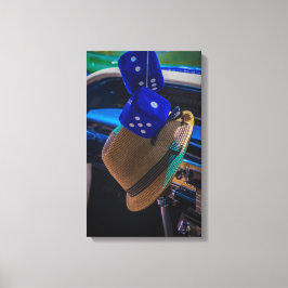 Impressão Em Tela Azul clássico