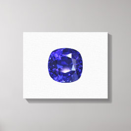 Impressão Em Tela Azul profundo