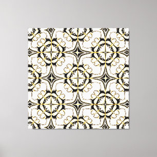 Impressão Em Tela Azulejo Vintage Luxe