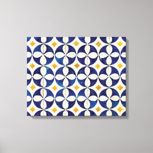 Impressão Em Tela Azulejos Portugueses - Azulejo Pattern Design