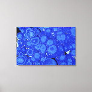 Impressão Em Tela Azurite, um minério do cobre, arizona, EUA