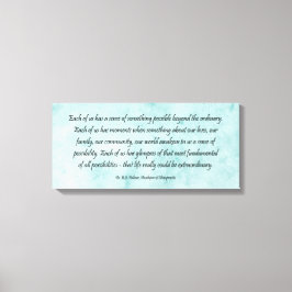 Impressão Em Tela B J Palmer Vida Extraordinária Quiroprática