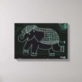 Impressão Em Tela "Baby Elephant" Art Design