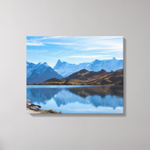 Impressão Em Tela Bachalpsee Lake Mountain Modern