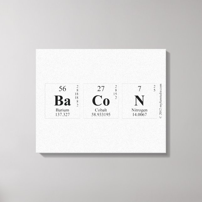 Impressão Em Tela BaCoN (Frente)