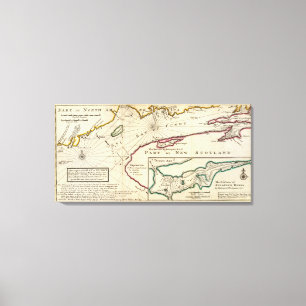 Impressão Em Tela Baía de Fundy e porto de Annapolis real