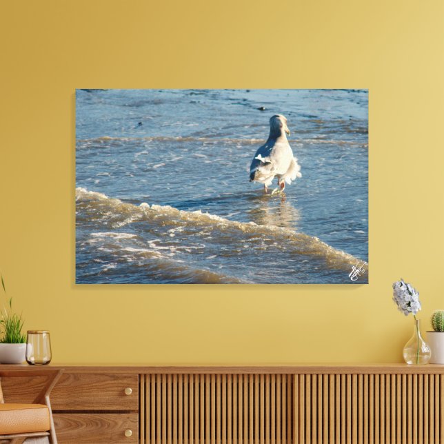 Impressão Em Tela Baía de Motim Freeland #2 (Insitu(Sala de estar))