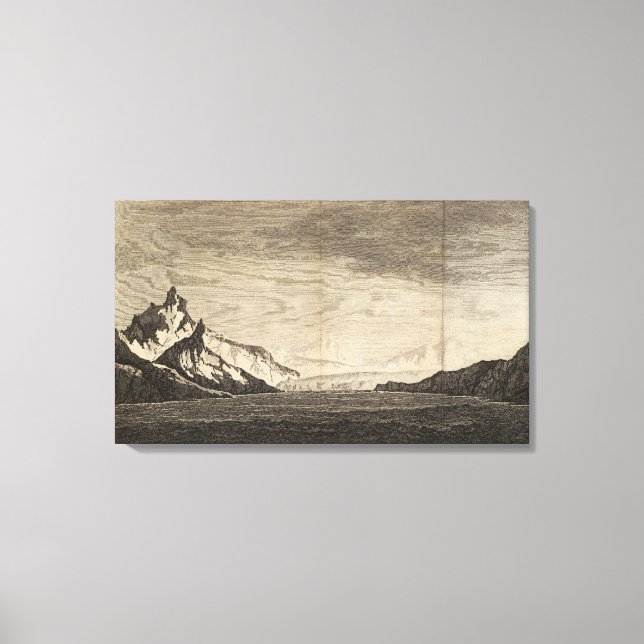 Impressão Em Tela Baía de Posse, Geórgia do Sul (Frente)