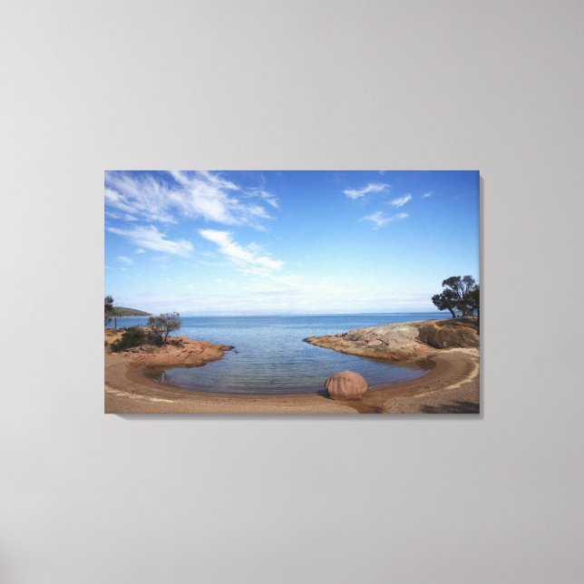 Impressão Em Tela Baía Honeymoon, Coles Bay, Freycinet Nacional (Frente)