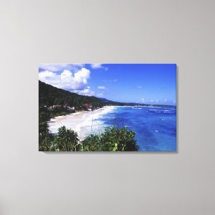 Impressão Em Tela Baía Longa, Port Antonio, Jamaica