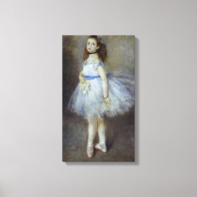 Impressão Em Tela Bailarina de Pierre Renoir, Arte Fino Antigo (Frente)